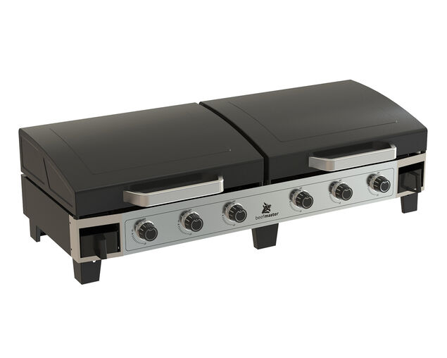 Beefmaster Griddle 6 Burner Flat Top BBQ on Cart