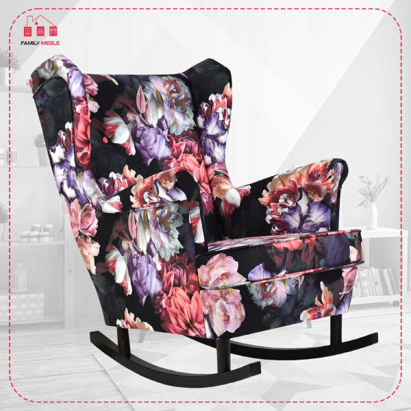 Fotel uszak bujany Ari Print Family Meble