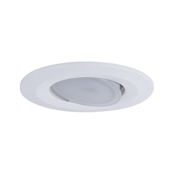 3 spots encastrables Calla LED intégrée 4000K IP65 3x680lm rond orientable blanc dépoli Paulmann