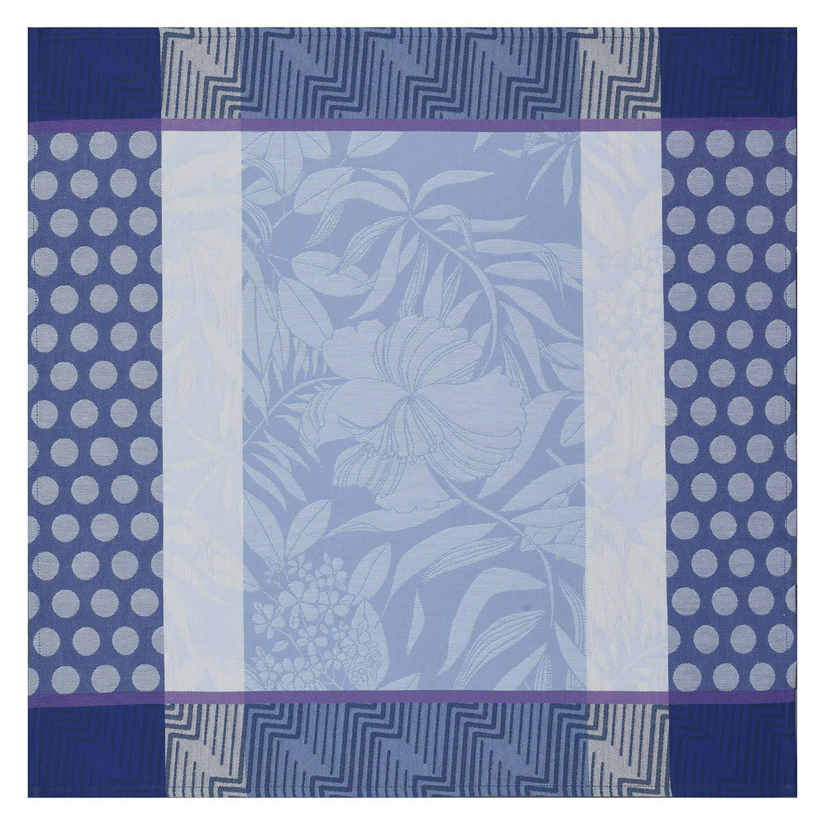 NATURE URBAINE - Serviette en coton electrique 58 x 58