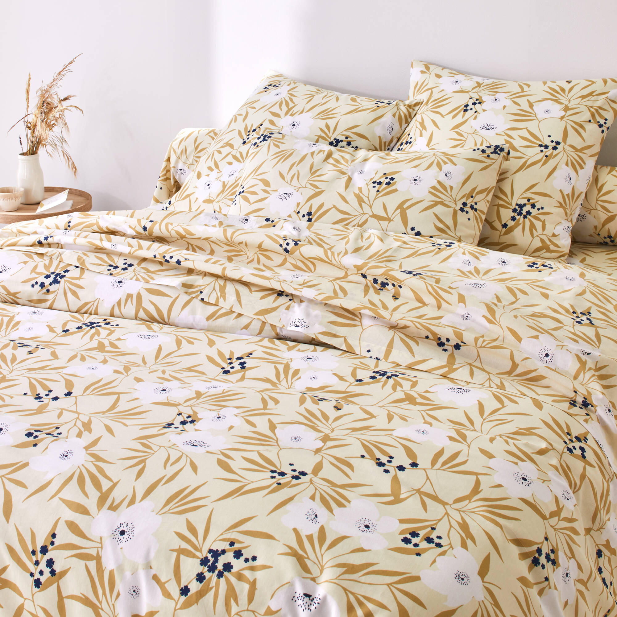 Linge de lit Anna en coton imprimé