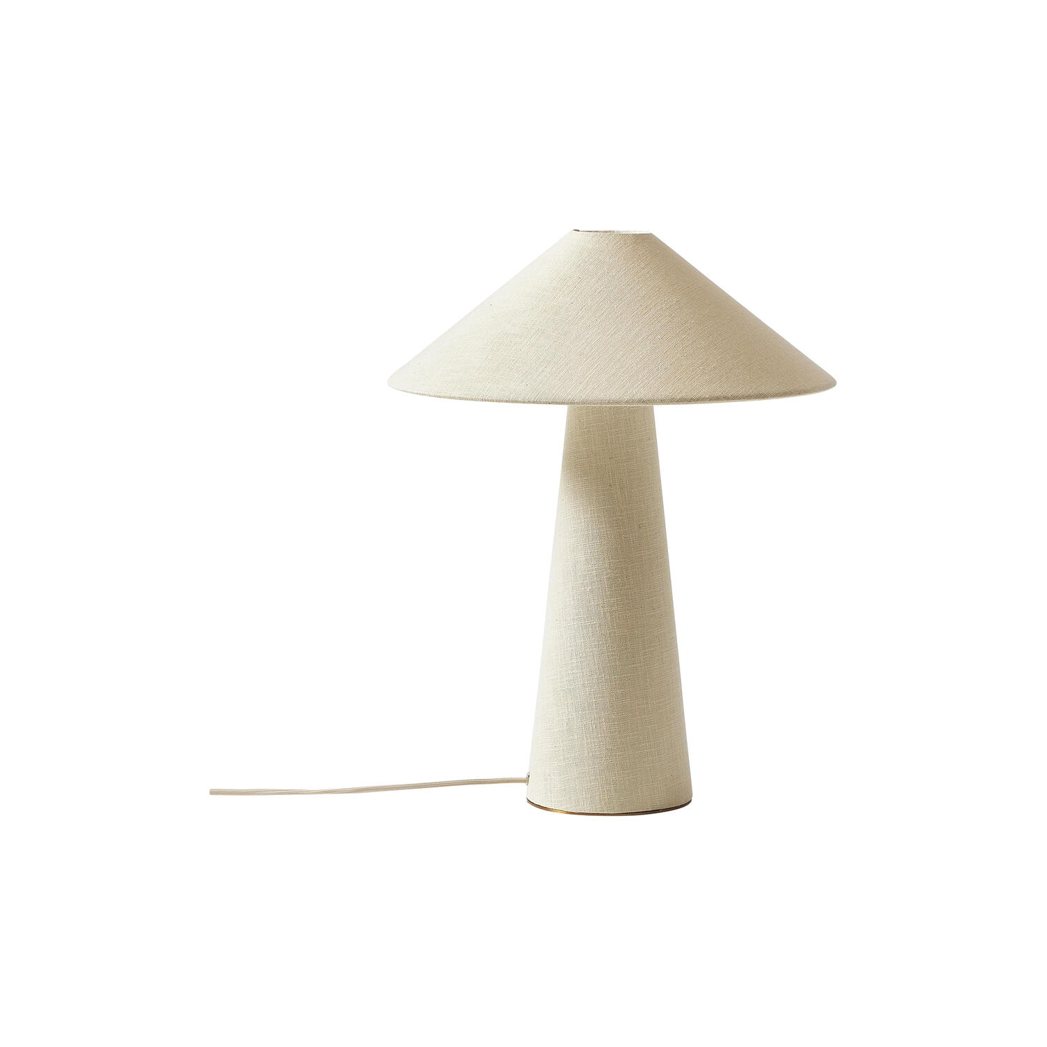 Ilena Linen Table Lamp, off white