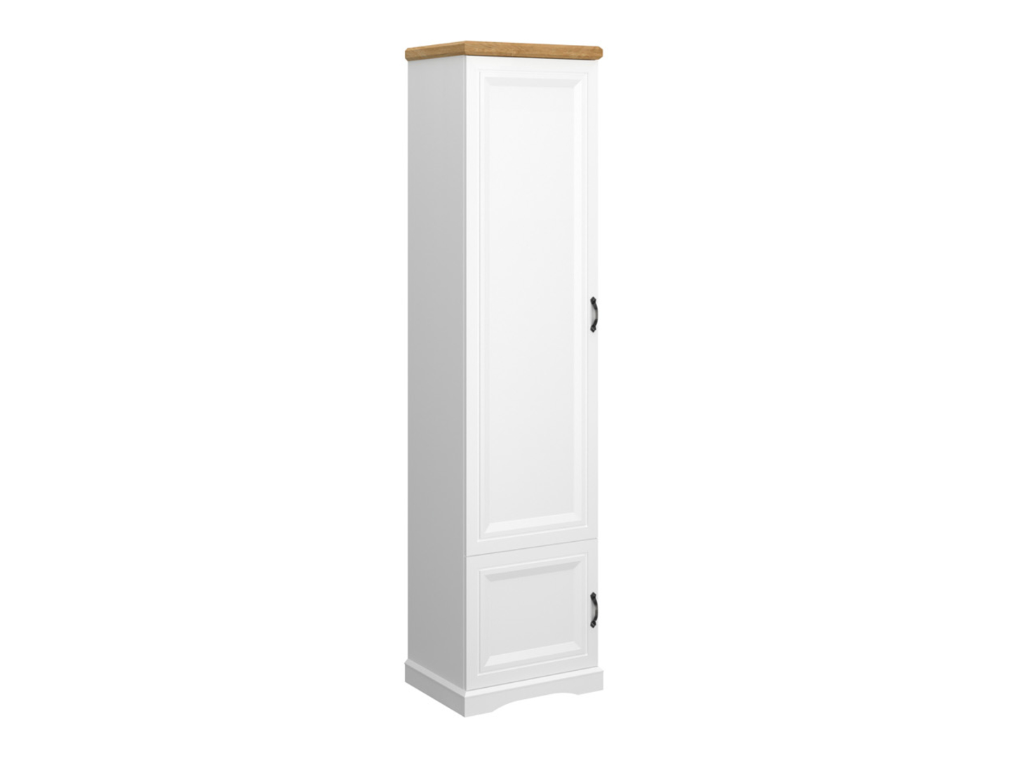 Regał Riva52 cm z 2 drzwiami biały