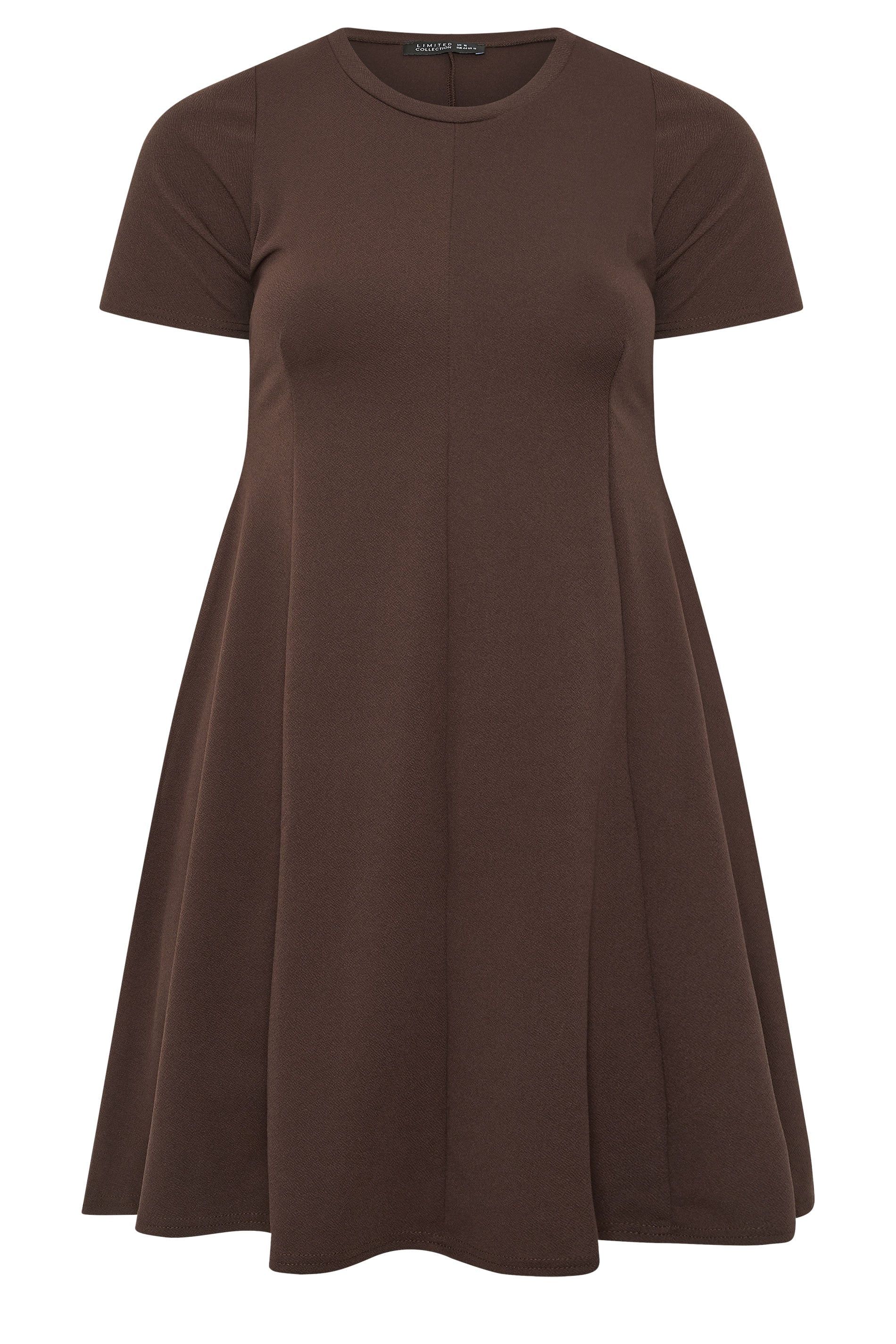 Yours Short Sleeve Skater Dress