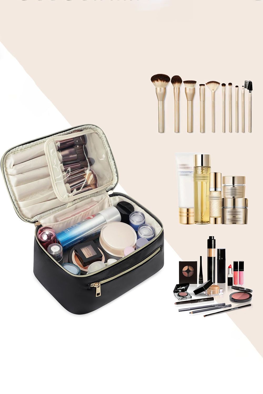 SHEONLY Toiletry Bag Travel Bag Water-resistant Makeup Cosmetic Bag Travel Organizer for Accessories, Shampoo, Full-size Container, Toiletries For Home Dormitory