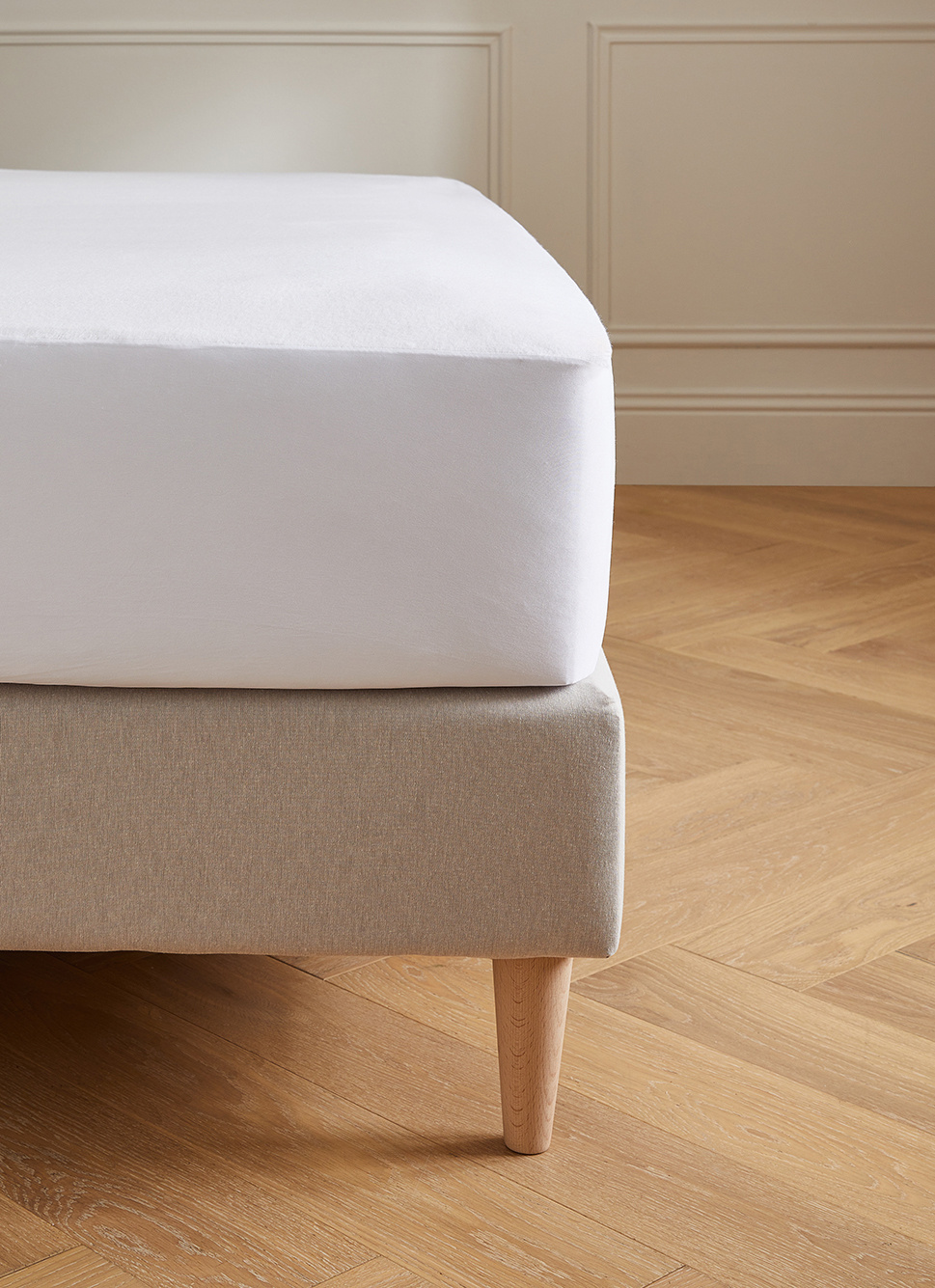 PROTÈGE MATELAS BLANC