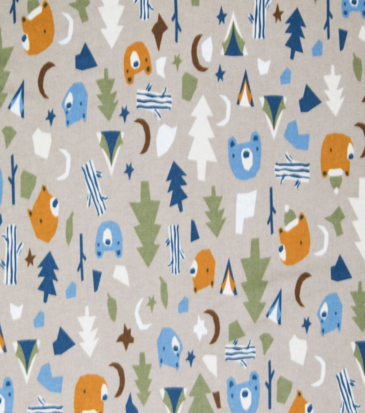 Super Snuggle Tossed Wilderness Baby Flannel Fabric