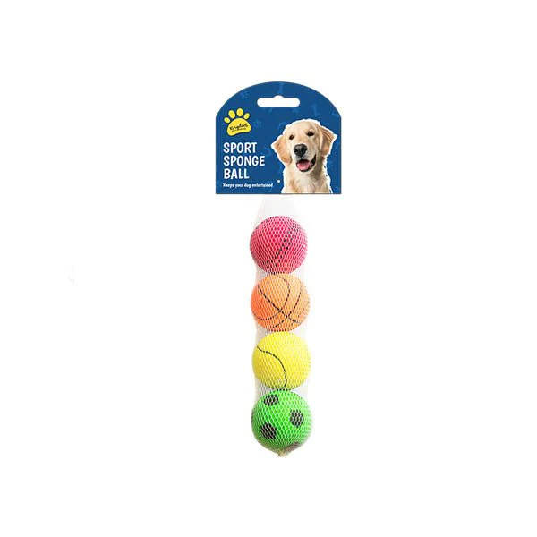 Kingdom Sport Sponge Ball 4 Pack