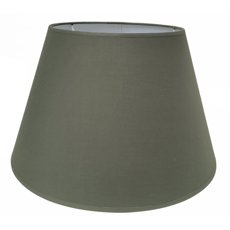 Abat-jour Conica en coton vert Ø 40 cm NIEDERAU