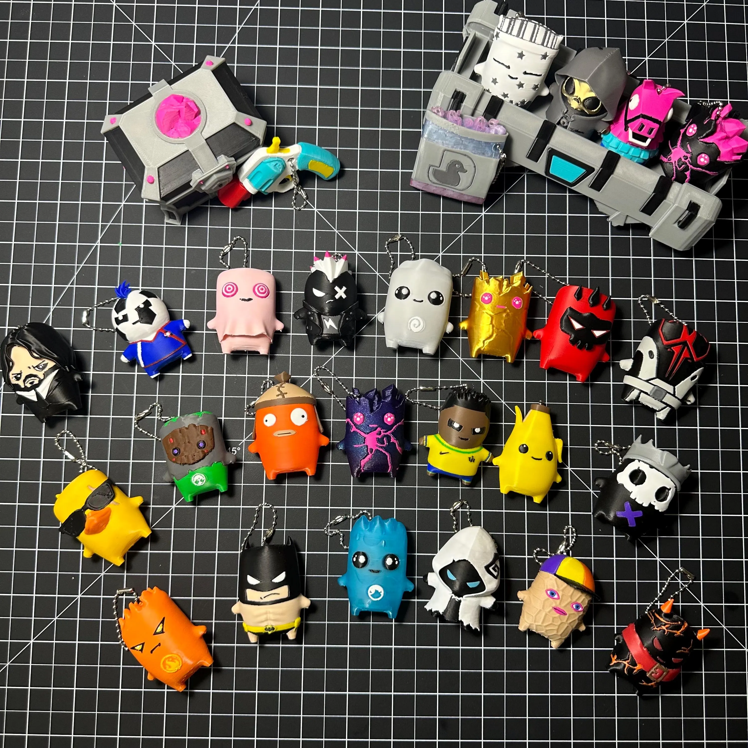 3D Printed Sprite Keychain | Cute Gaming Companion | Collectible Character Keychain | Backpack Charm | Desk Buddy | Gift for Gamers