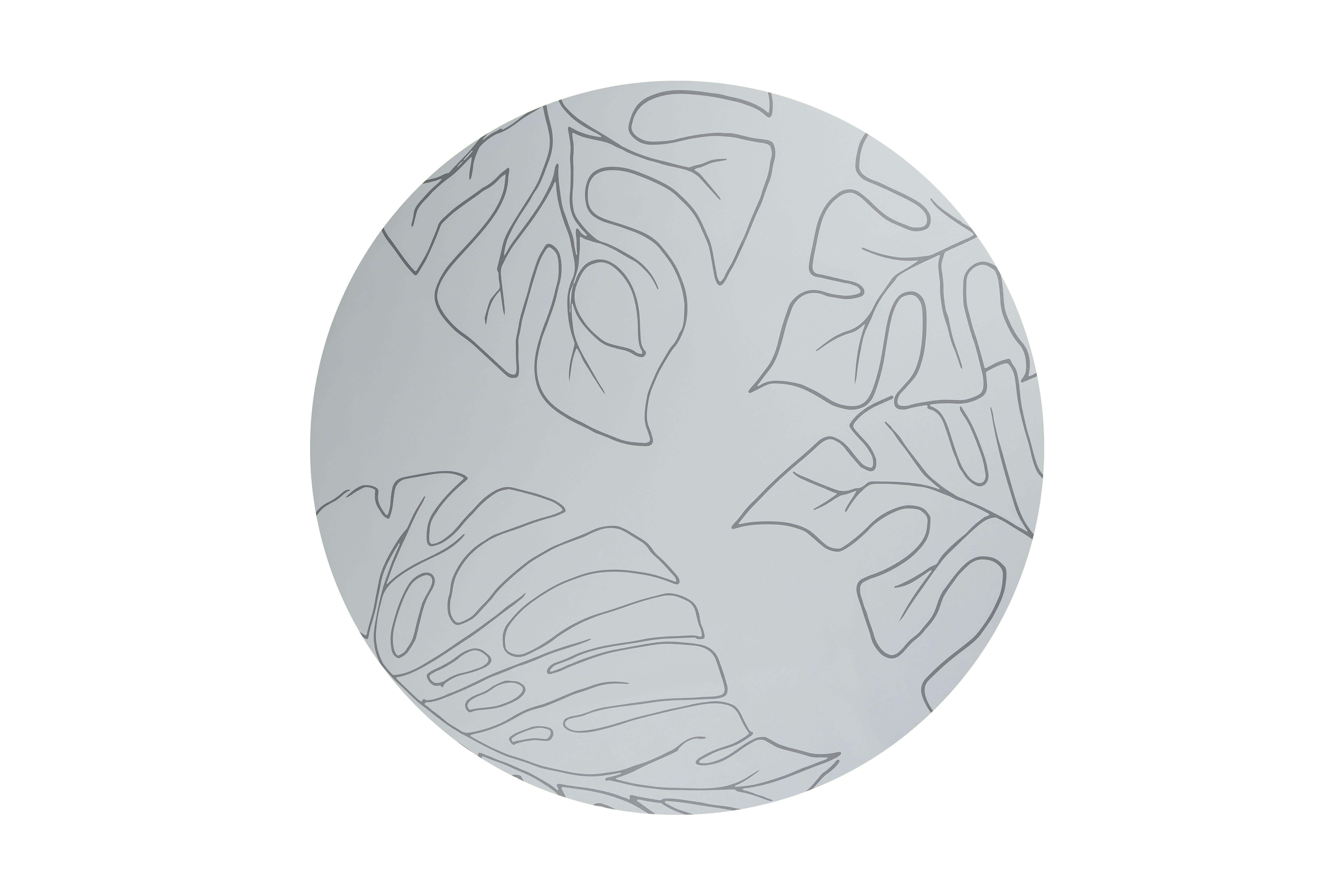 JUNGLE - Tapis multifonction en vinyle bébé gris diamètre 105cm