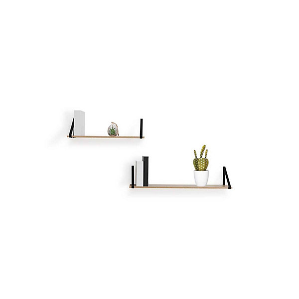 Etagère murale avec équerres 78 cm