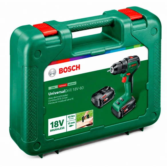Akku-Bohrschrauber »UniversalDrill«, 18V-60, inkl. 2,0Ah Akku und Ladegerät