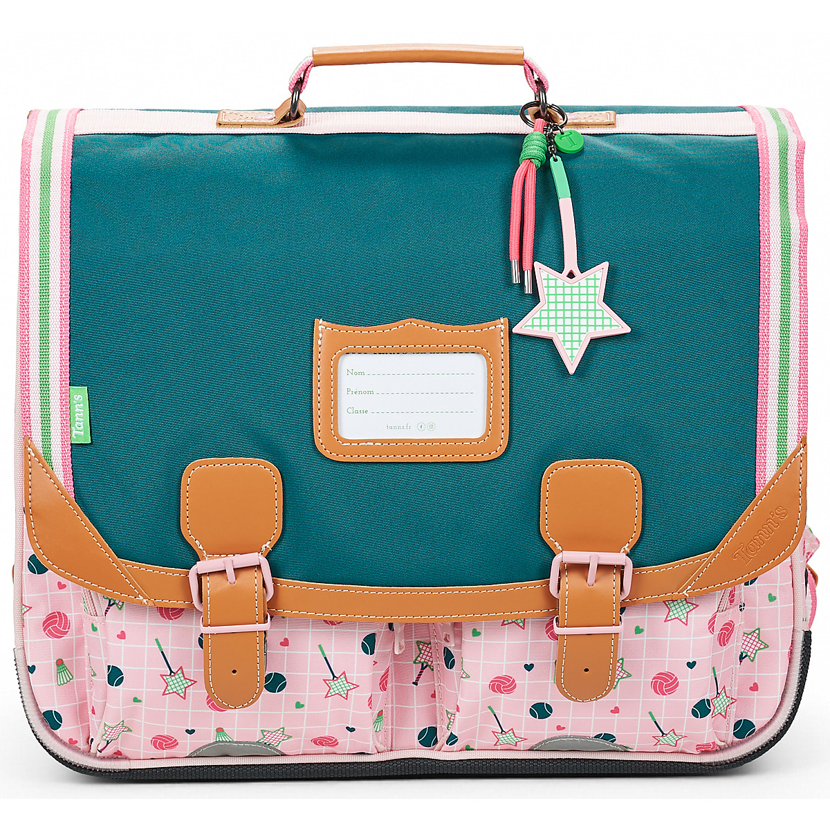 Tann's - CAROLINE CARTABLE 41 CM - Pink / Marine
