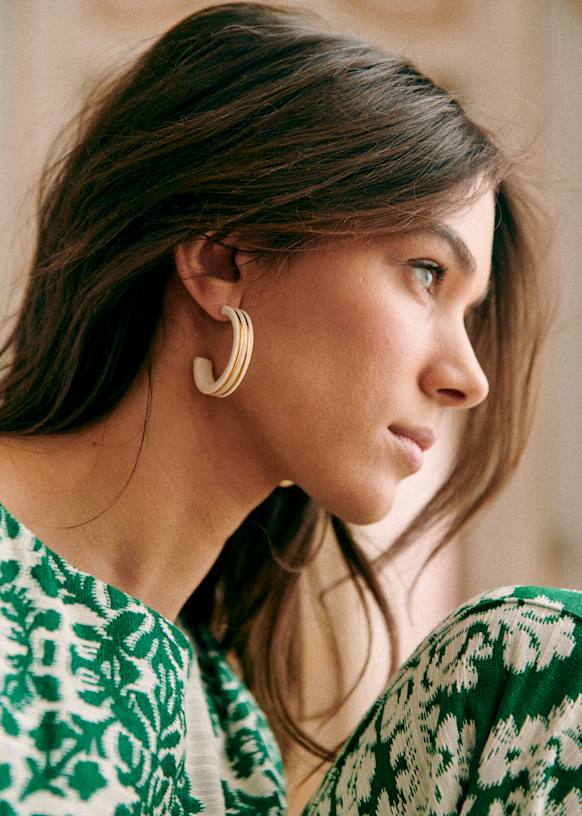 Alix Hoops earrings