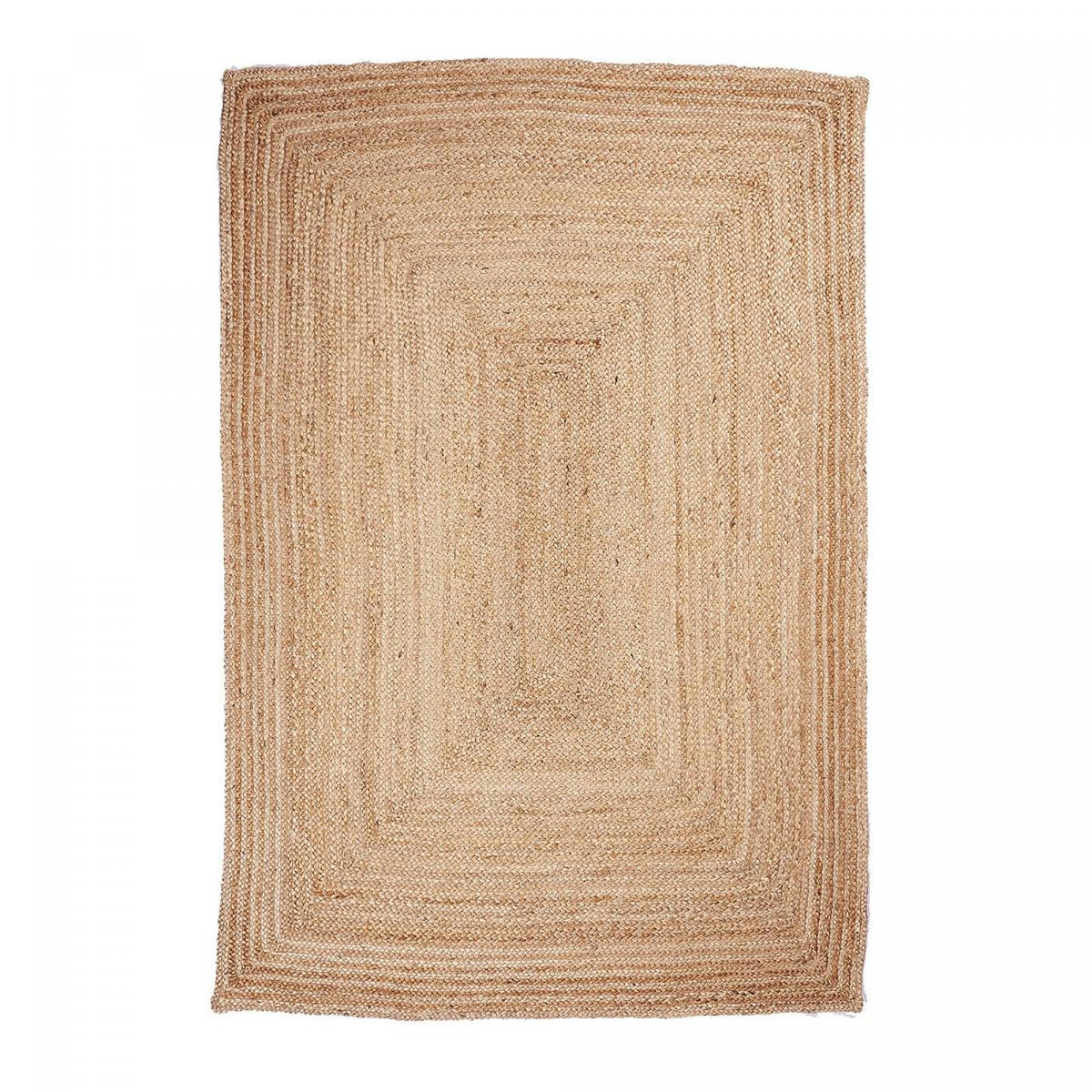 JT JUTE NATURE - Tapis kilim en jute beige 160x230