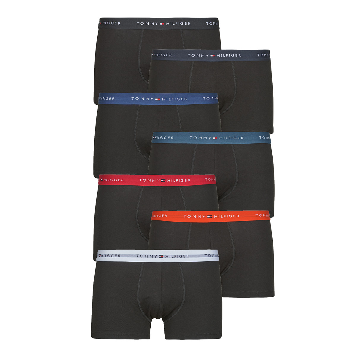 Tommy Hilfiger - 7P TRUNK X7 - Black