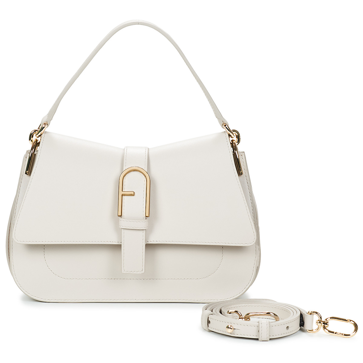 Furla - FURLA FLOW M TOP HANDLE - White / Broken