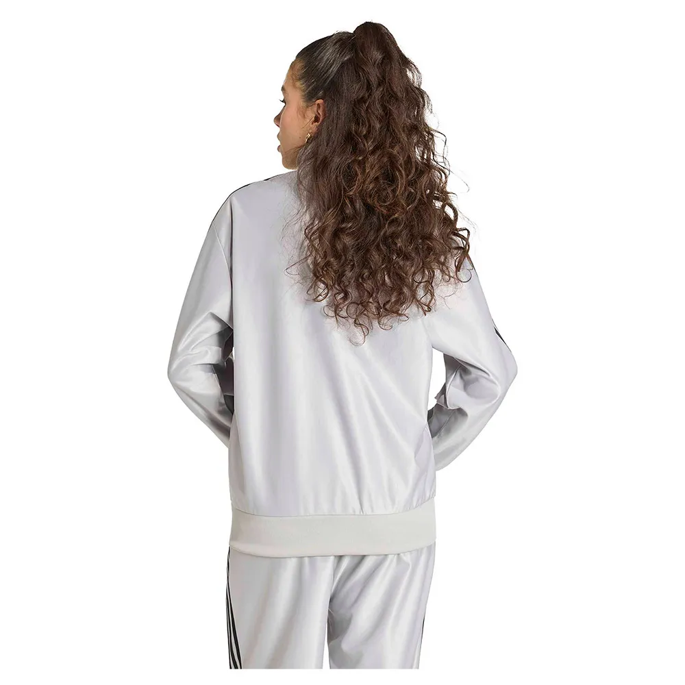 adidas Originals Metallic Firebird Loose full zip sweatshirt