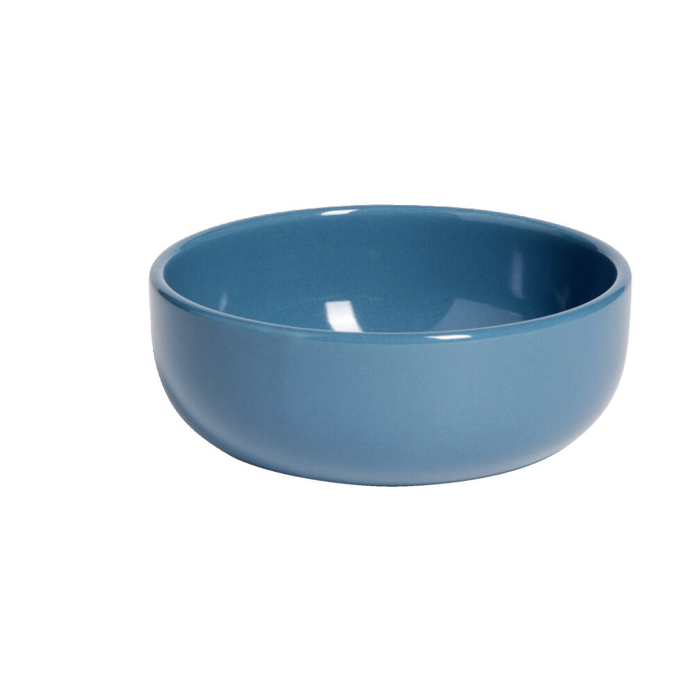 Coupelle en grès Oslo bleu Ø15xH6cm