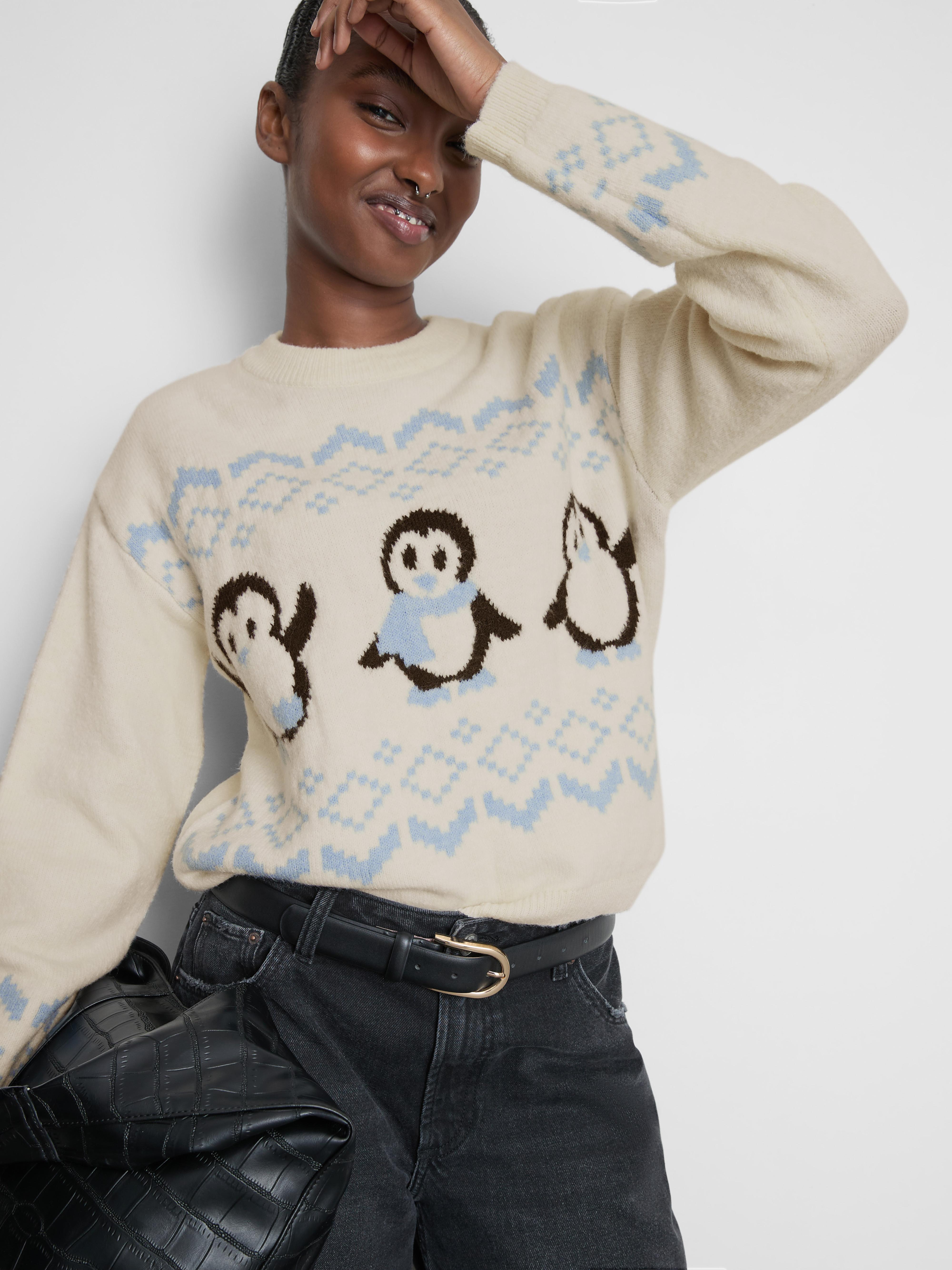 Christmas Knitted Graphic Sweater