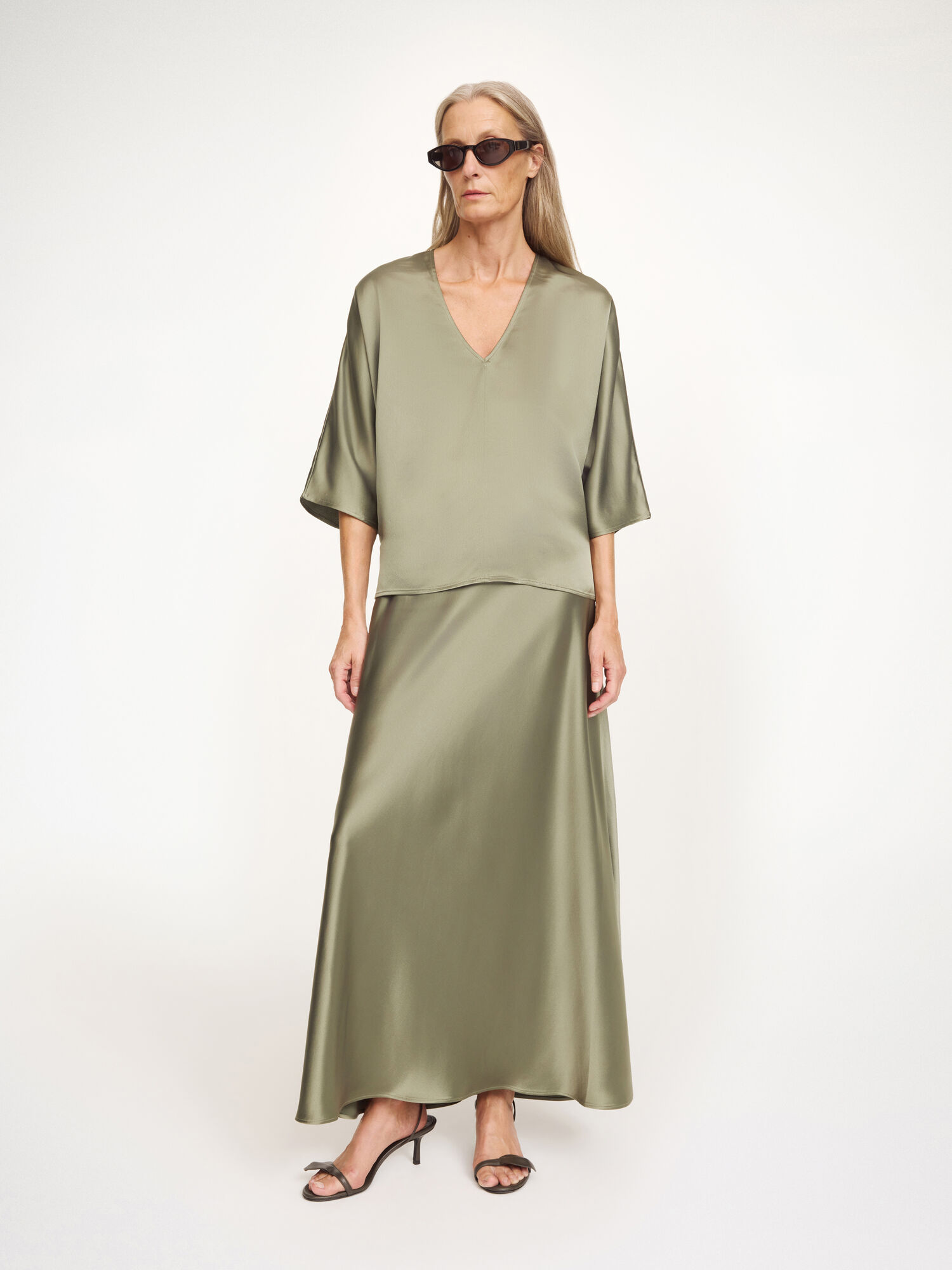 Lucia satin bluse