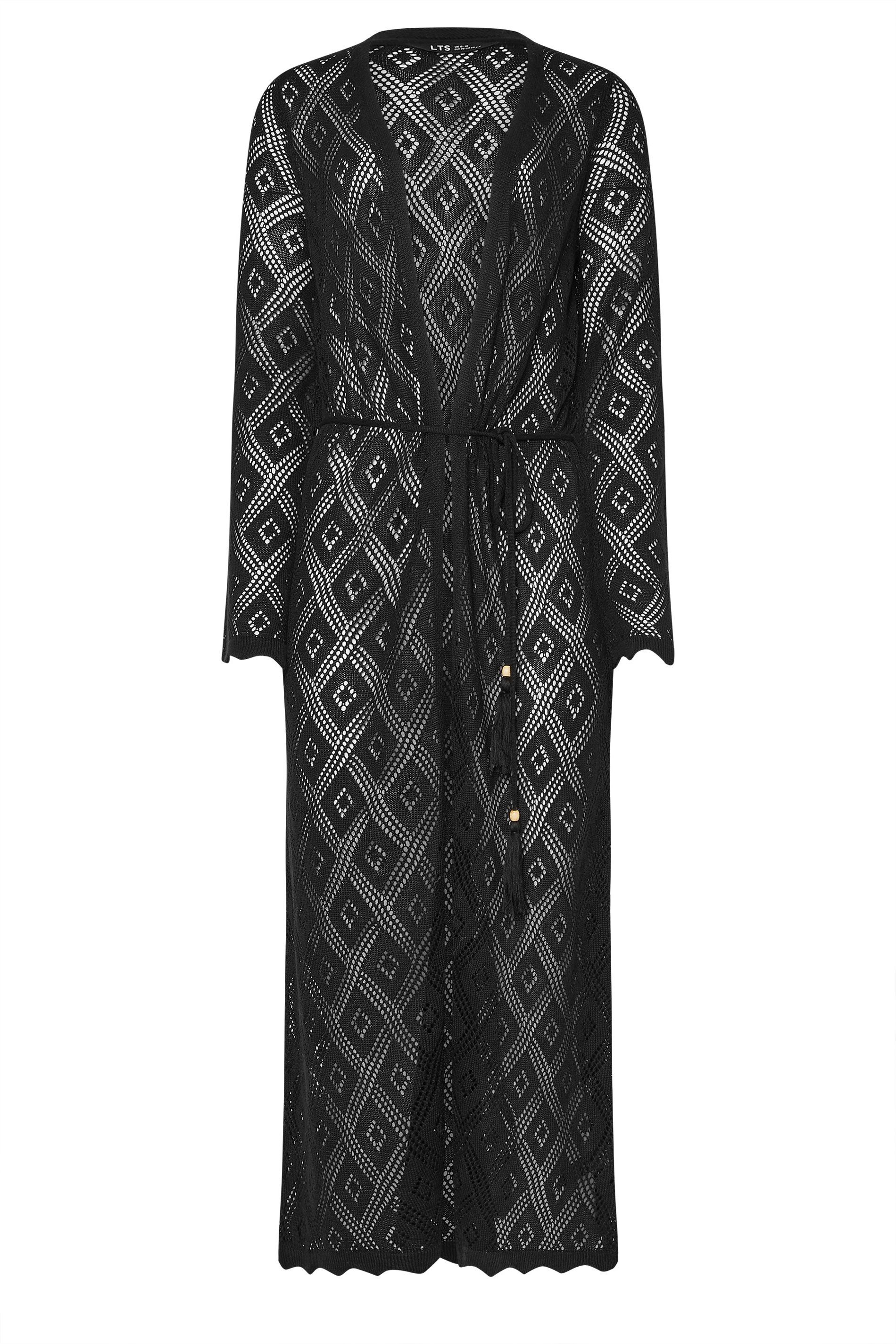 Long Tall Sally Tall Crochet Maxi Cardigan