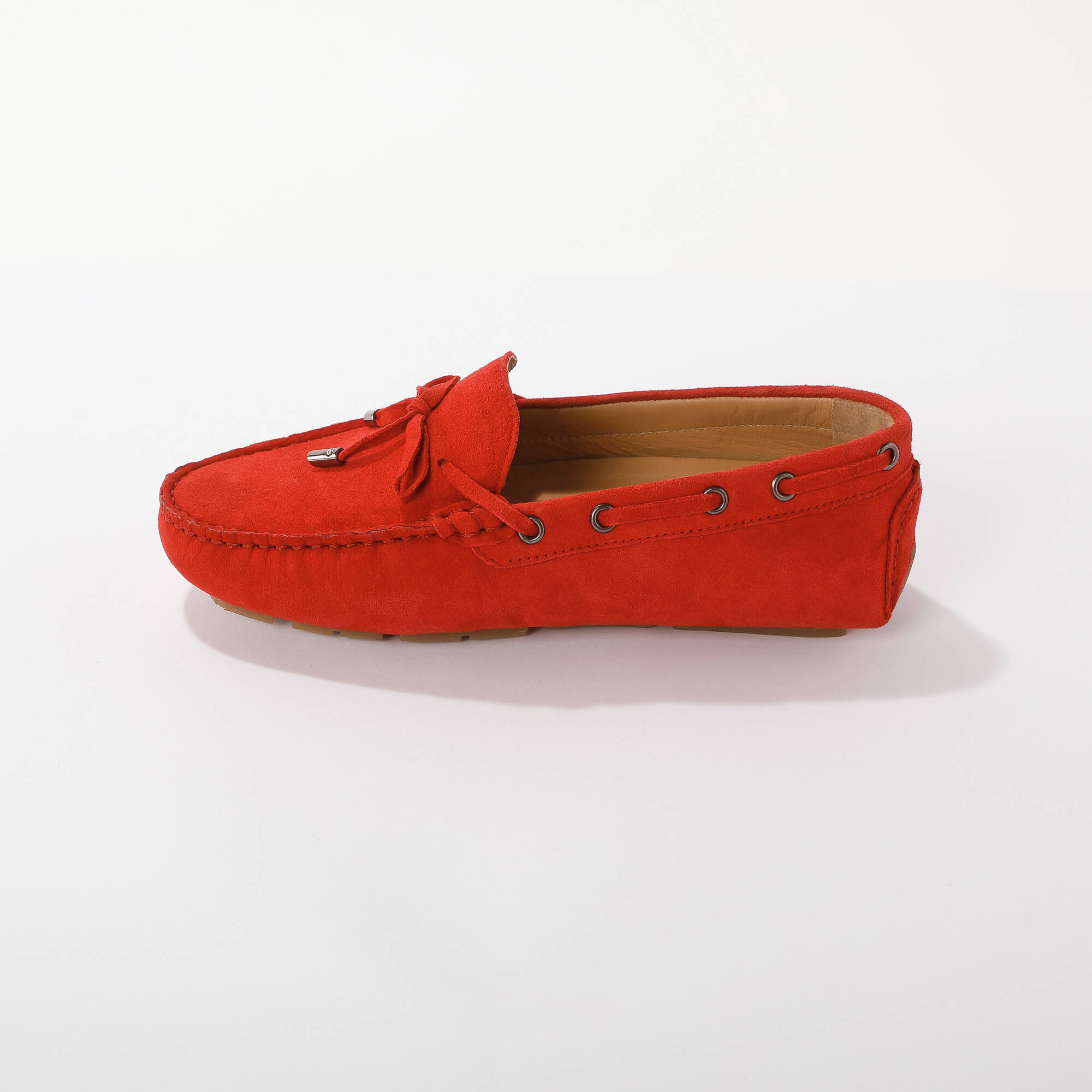 Mocassins en cuir ultra-souple à liens