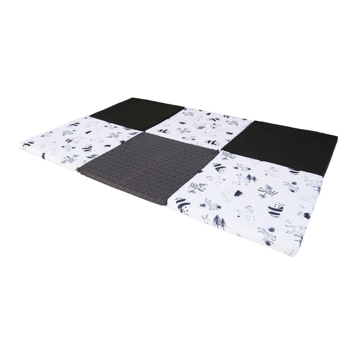 - Tapis de jeu bébé XL Black & White Experience - 120x180cm