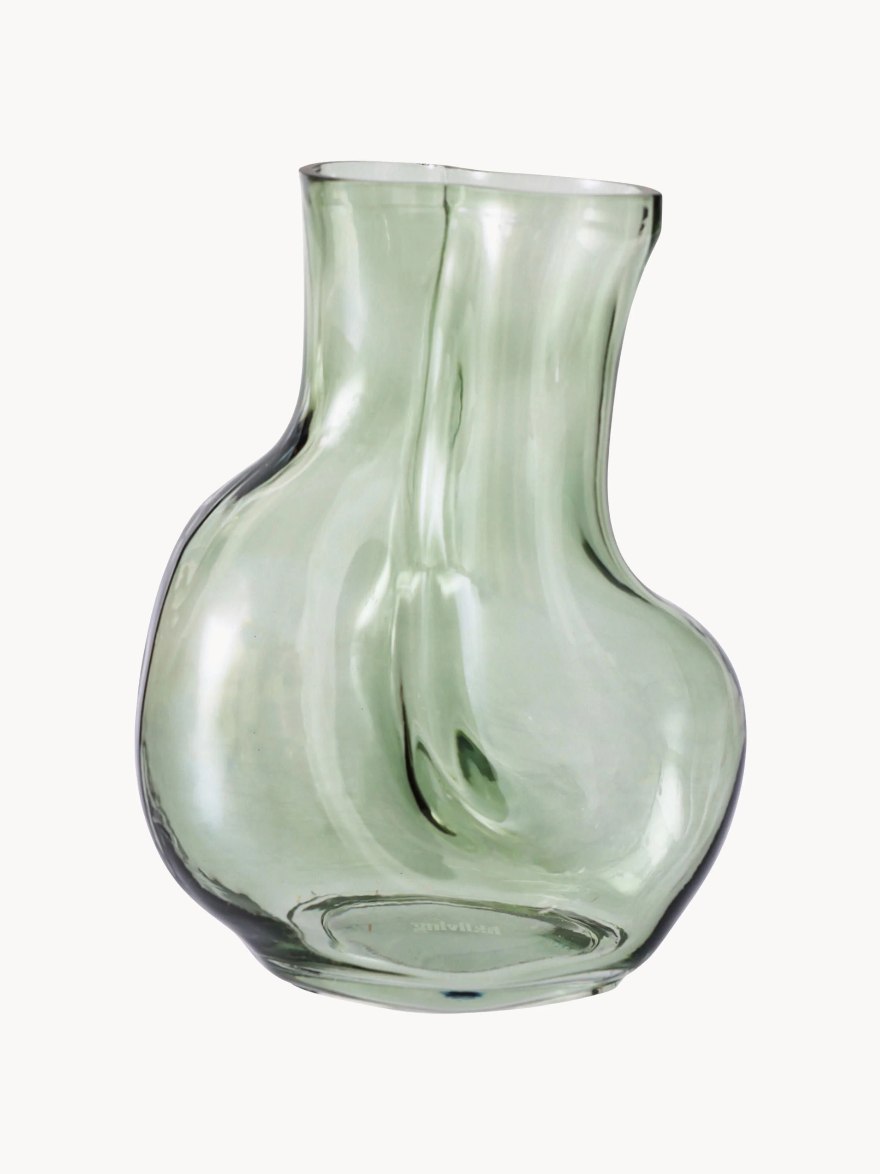 Handgefertigte Glas-Vase Gleam, H 22 cm