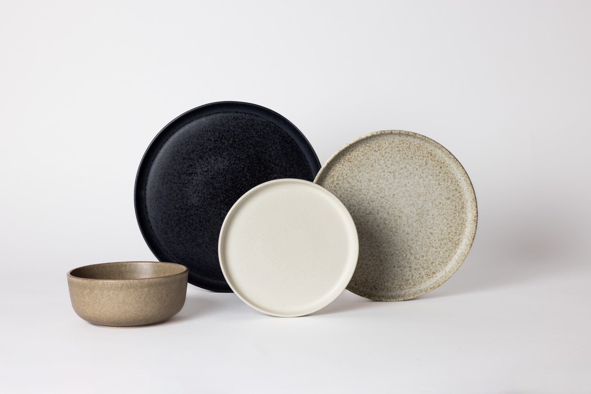 Mimo Homeware serviesset Midnight Blue & Broken Shells - 4-delig - 2 personen