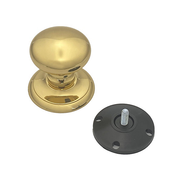 Bouton fixe de tirage de porte en Laiton D70 mm Laiton PVD Haute resistance