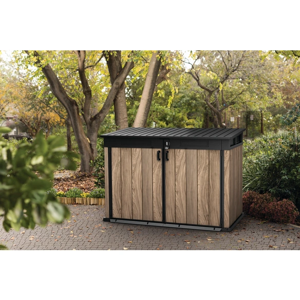 Mülltonnenbox »Signature Oak Horizontal«, Kunststoff, BxHxT: 191 x 133 x 190 cm