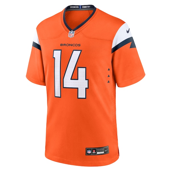 Courtland Sutton Denver Broncos Nike Game Jersey - Orange