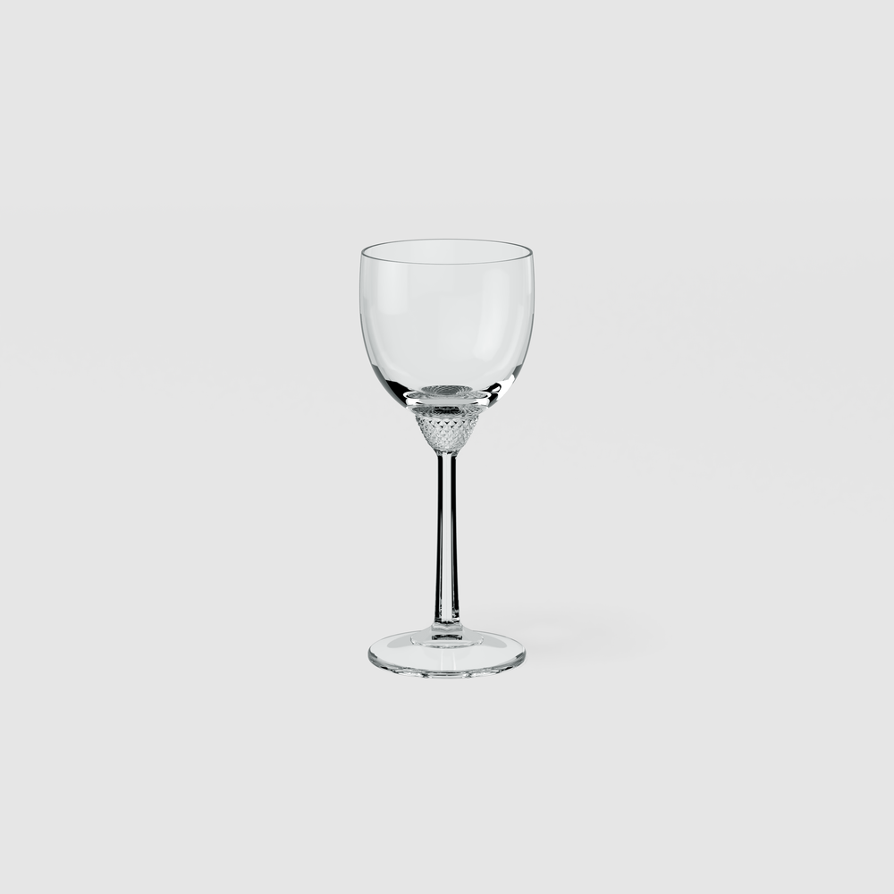 Octavie Red wine glass - Clear, 6.8 oz, crystal glass