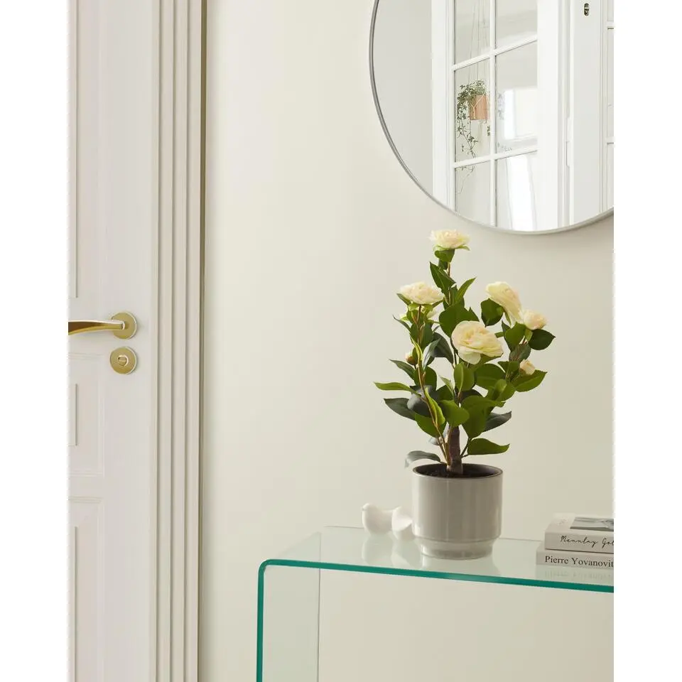 CAMELLIA - Kunstplant - Groen - 60 cm - Kunststof