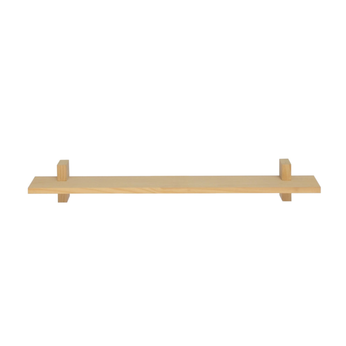 Naan Furniture Wandplank Deyá - Natuurlijk ongelakt massief - Individueel - 120 cm