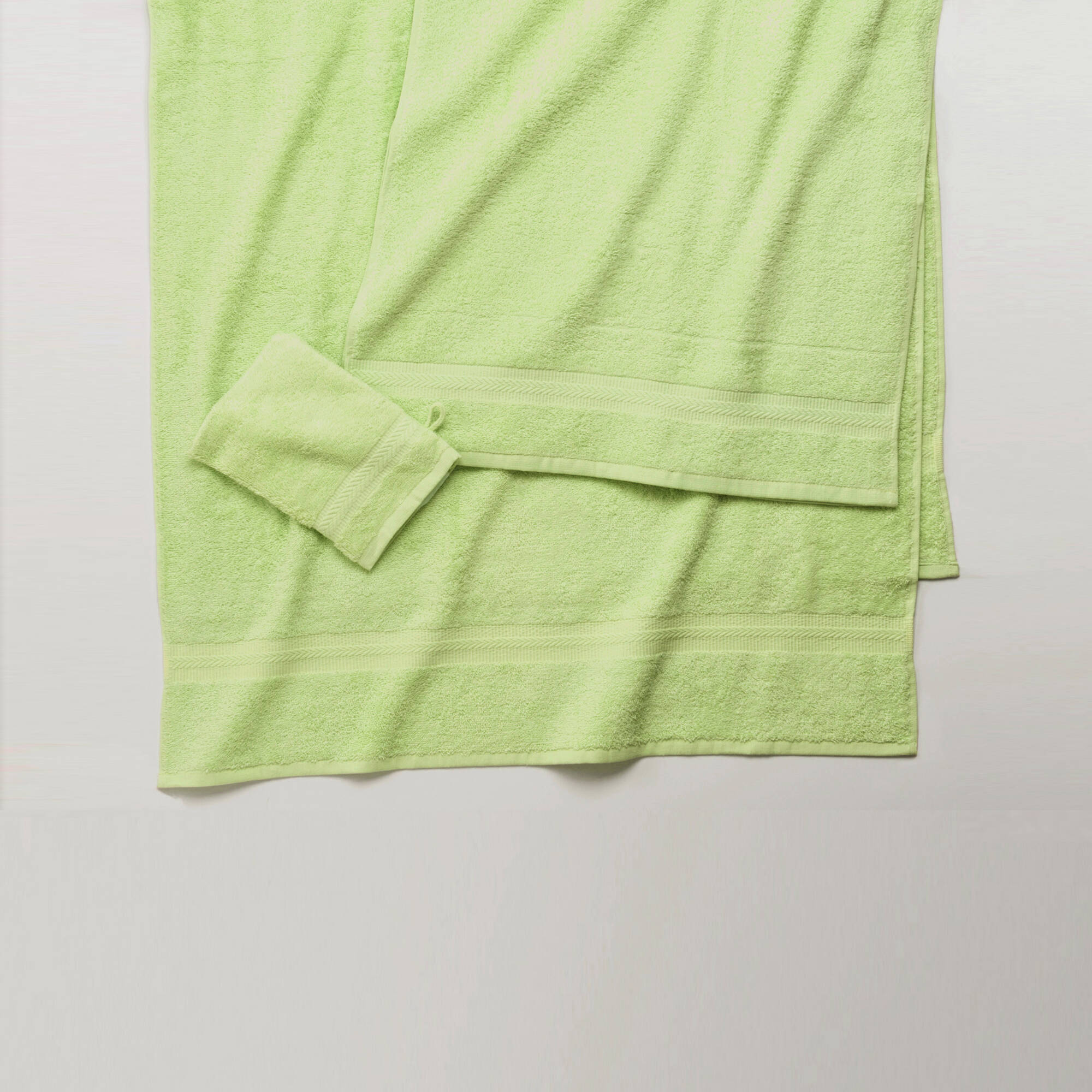 Collection serviettes de bain unies 420 g/m2 confort moelleux
