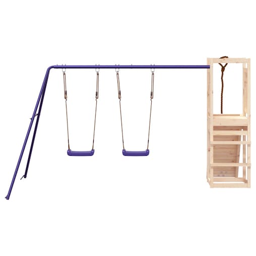 NNEVL Outdoor Playset Solid Wood Pine