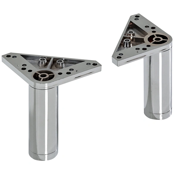 Fuß-Set »Universal«, Breite: 3 cm, rund, silberfarben