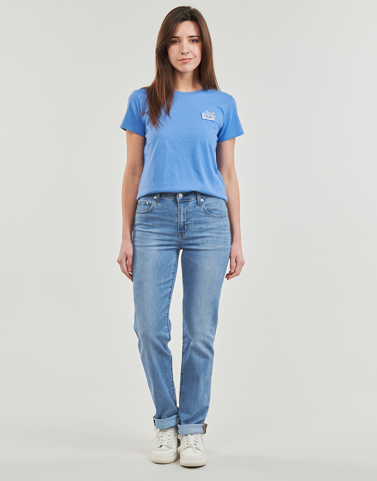 Levi's - 724 HIGH RISE STRAIGHT Lightweight - Blue