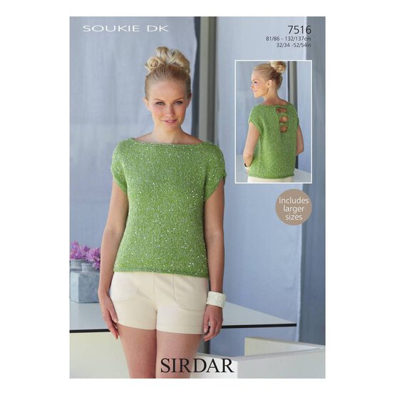 Sirdar Soukie DK Top Digital Pattern 7516