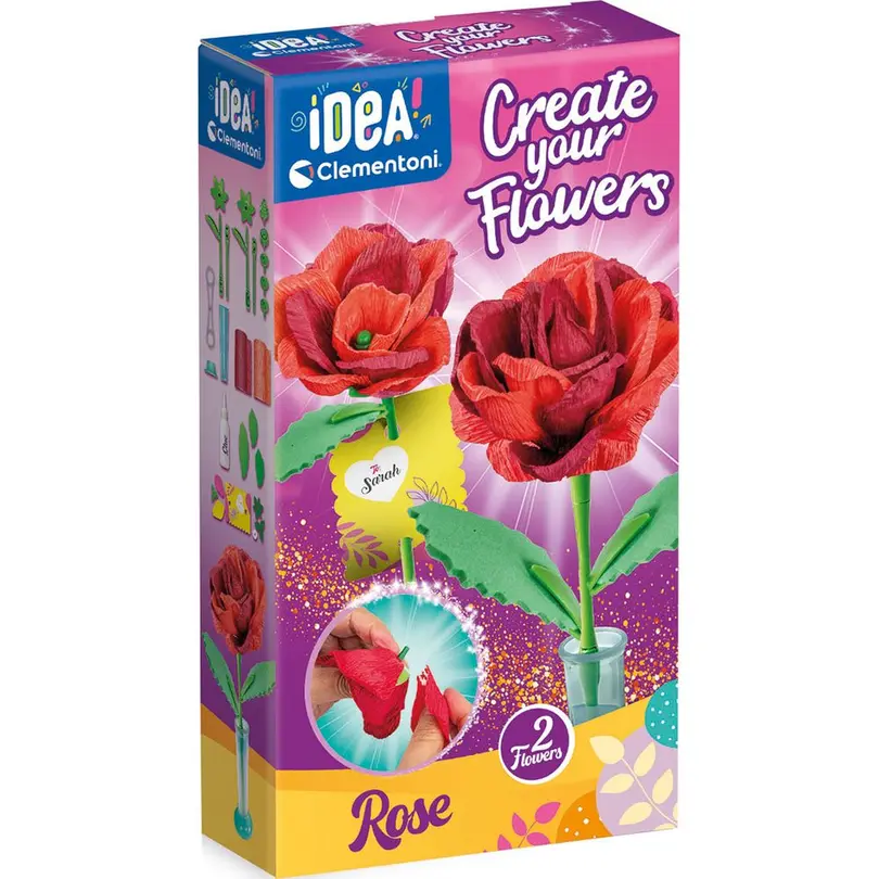 Bastelset 2-teilig Make your Flower Set Rose