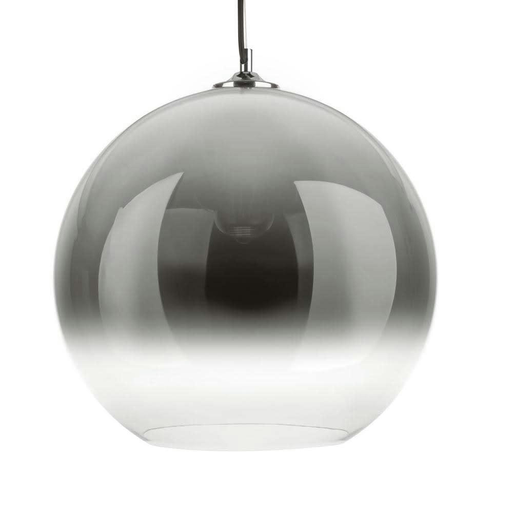 - Suspension bubble verre gris