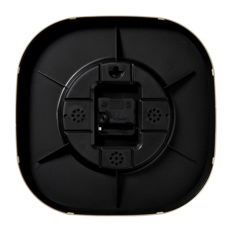 Wandklok - goud/zwart - &Oslash;28.7 cm