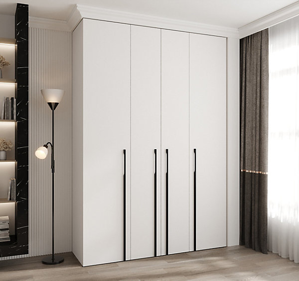 Armoire Como 3 a portes battantes H. 245 x L. 170 x P. 40, 4 portes