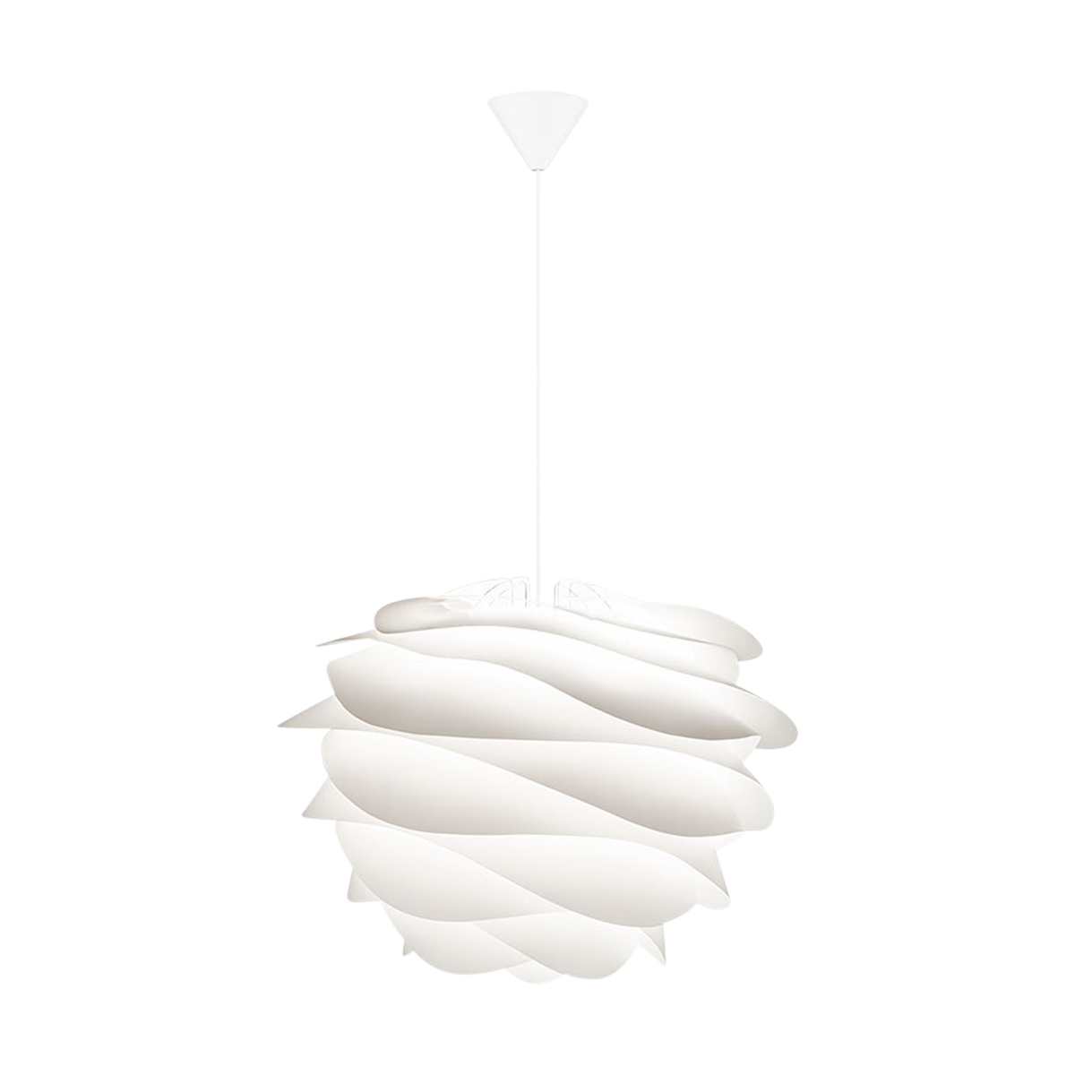 Umage Carmina Medium hanglamp white - met koordset wit - Ø 48 cm