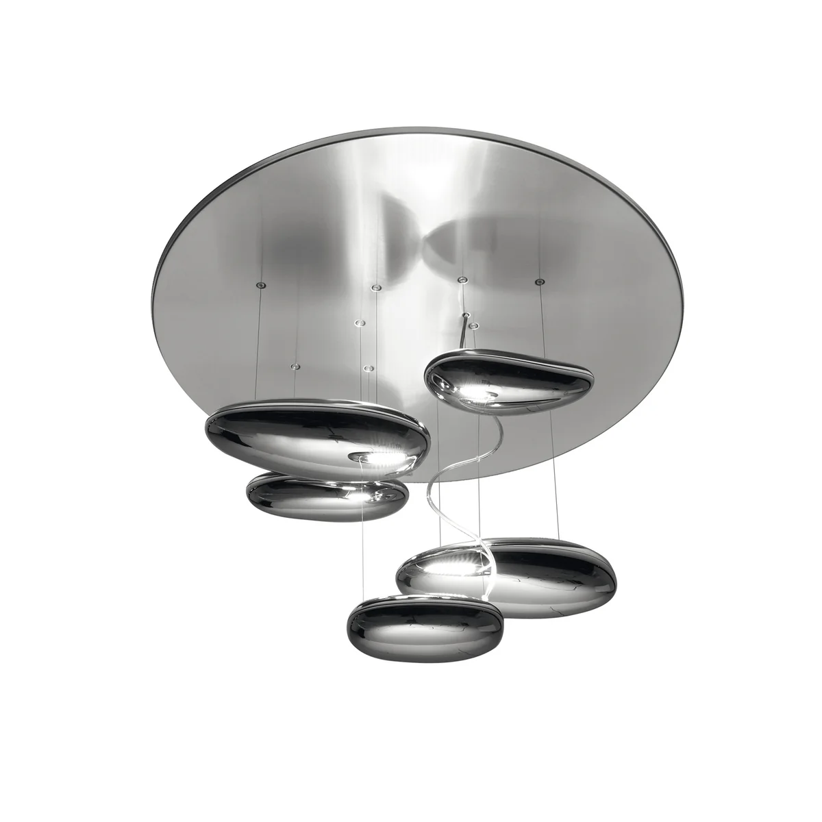 Artemide - Mercury Mini LED-Deckenleuchte, 2700K / Chrom poliert