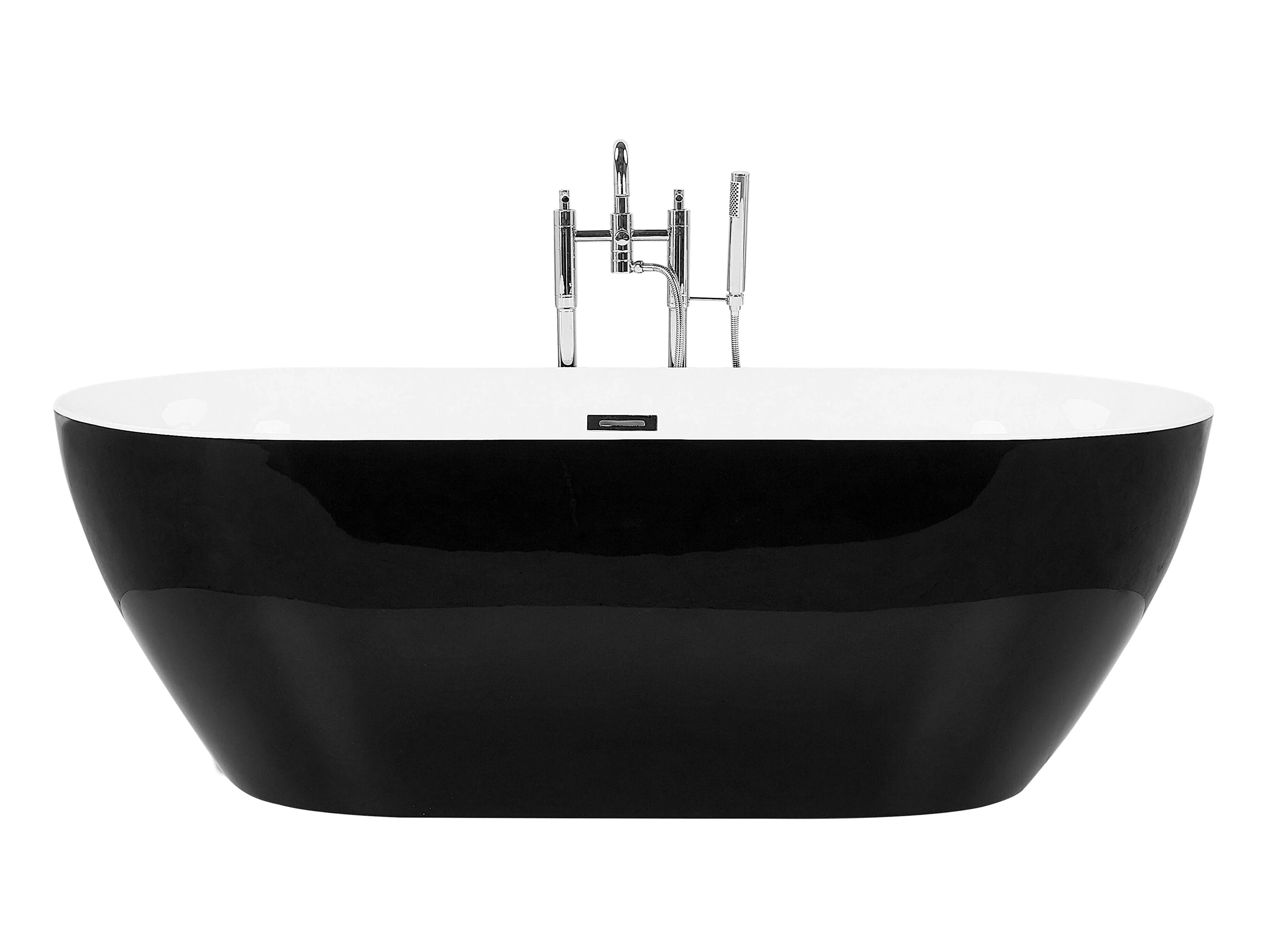 Freestanding Bathtub CARRERA 1500 x 750 mm Black