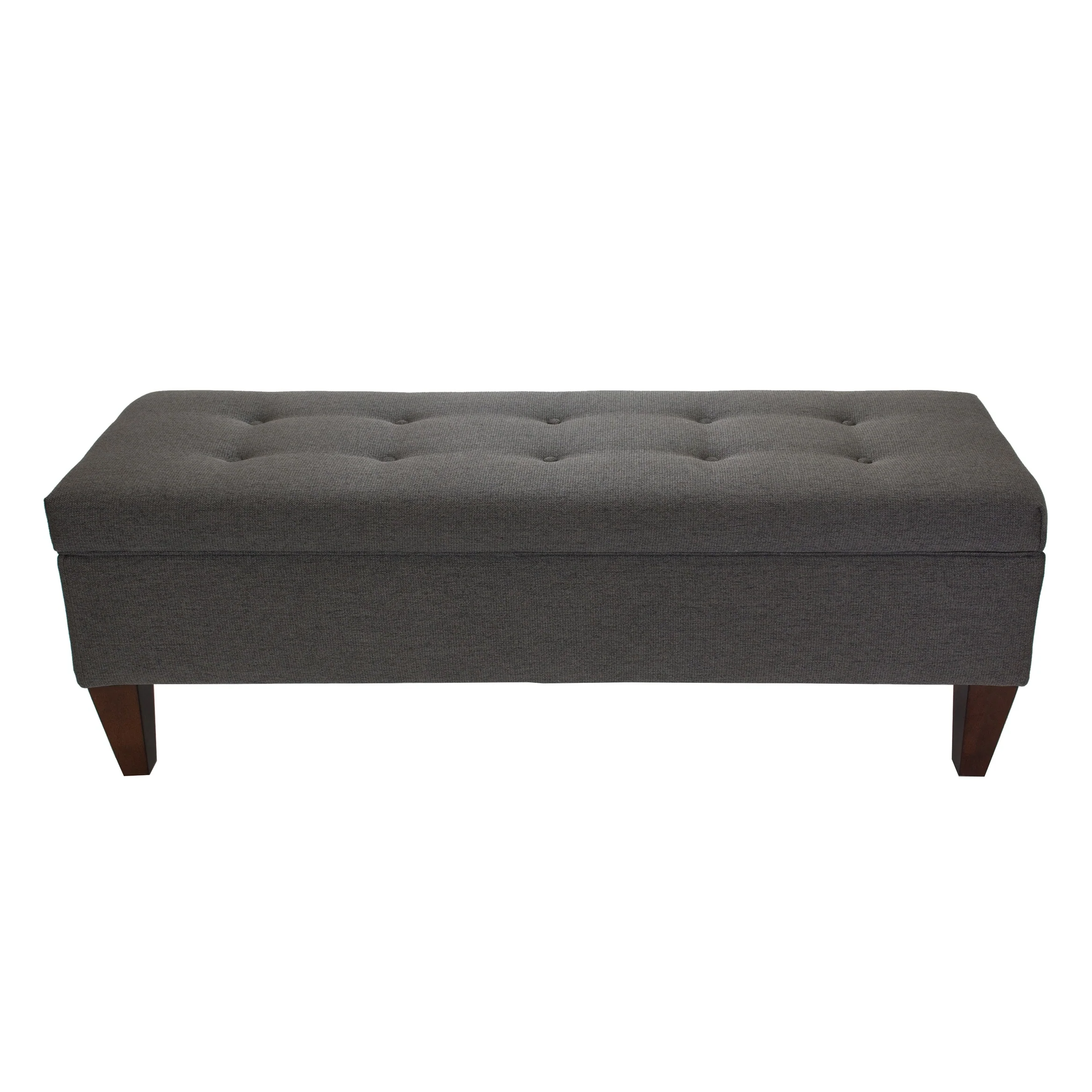 Brooke Corona Upholstered Button-tufted Wood Long Storage Bench
